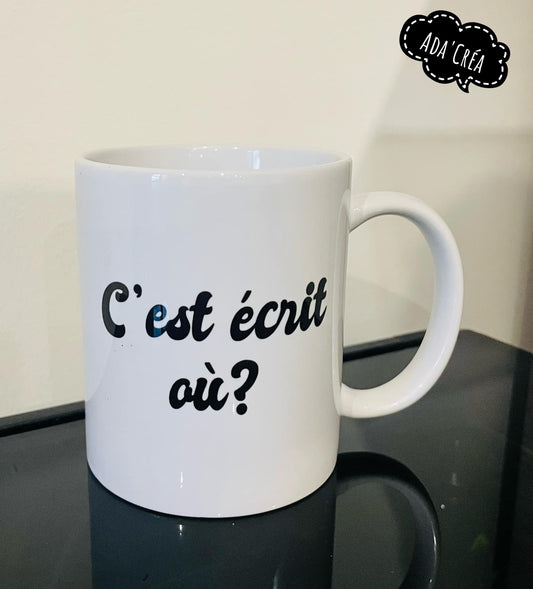 Mugs personnalisés