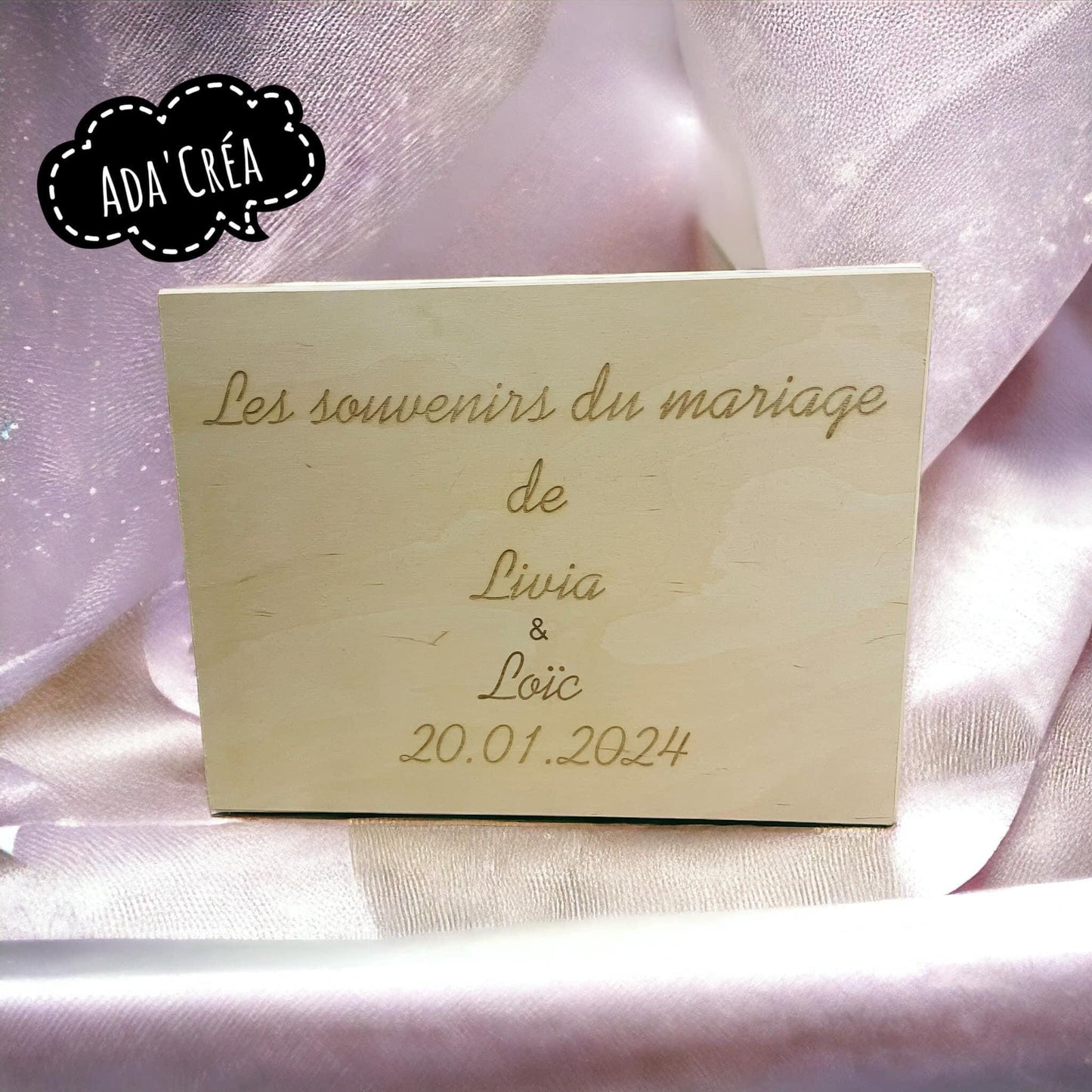 Boîtes à souvenirs de mariage personnalisées